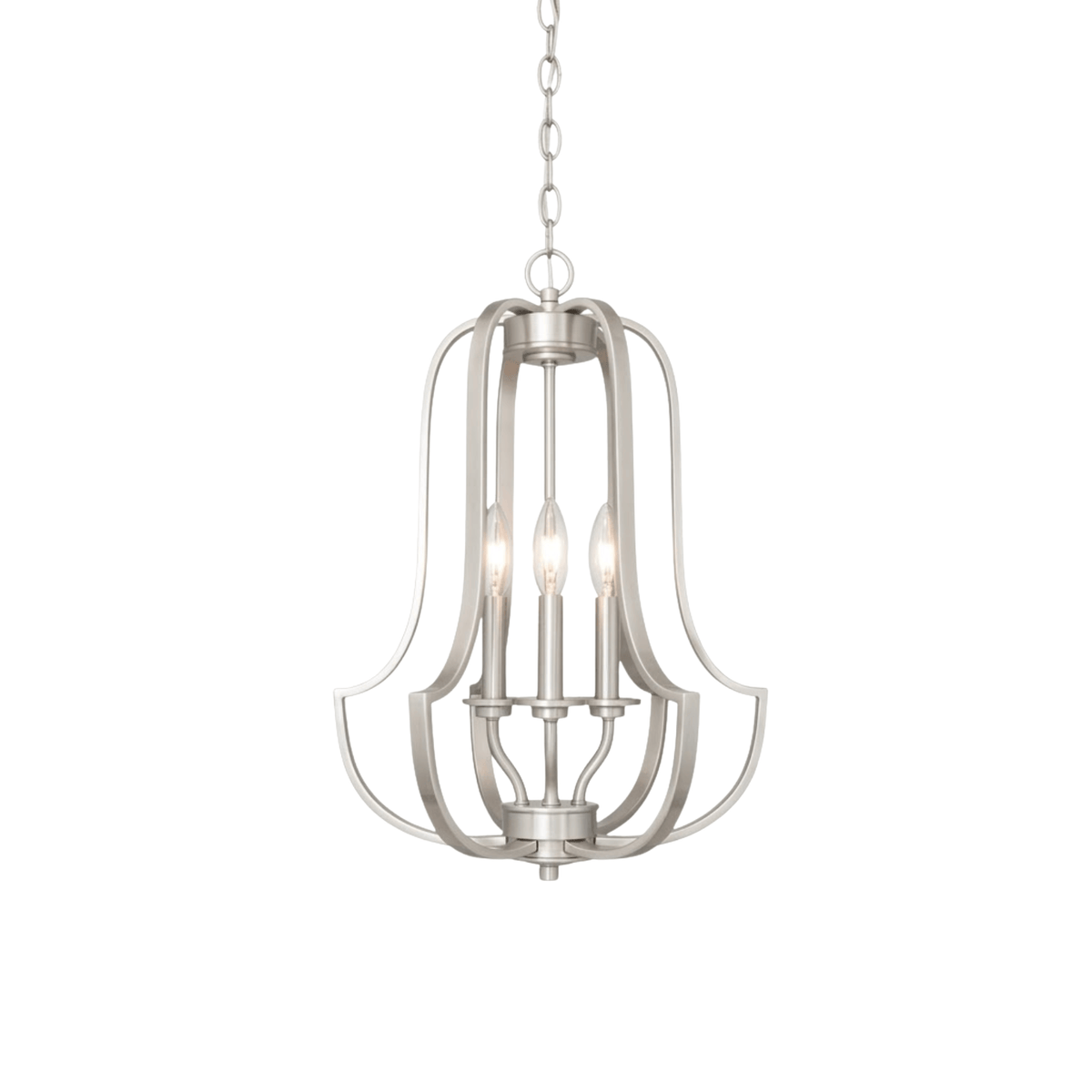 Lexington 3-Light Entry Cage Chandelier