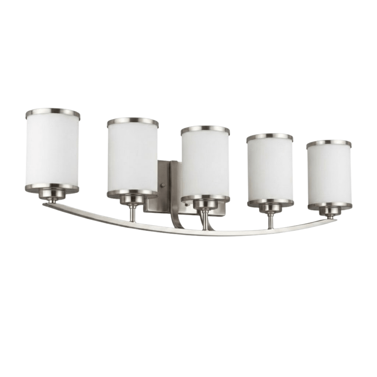 Lexington 5-Light Vanity White Glass