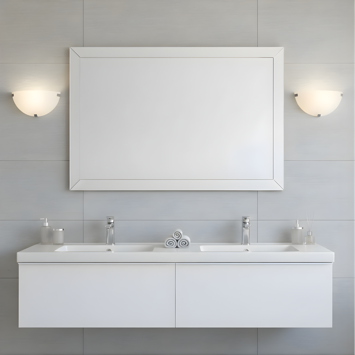 Serenity Wall Sconce Frosted Glass