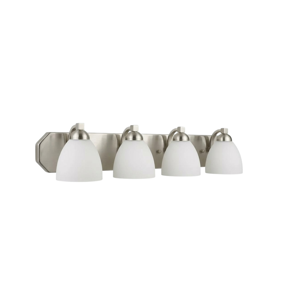Victoria 4-Light Vanity White Glass