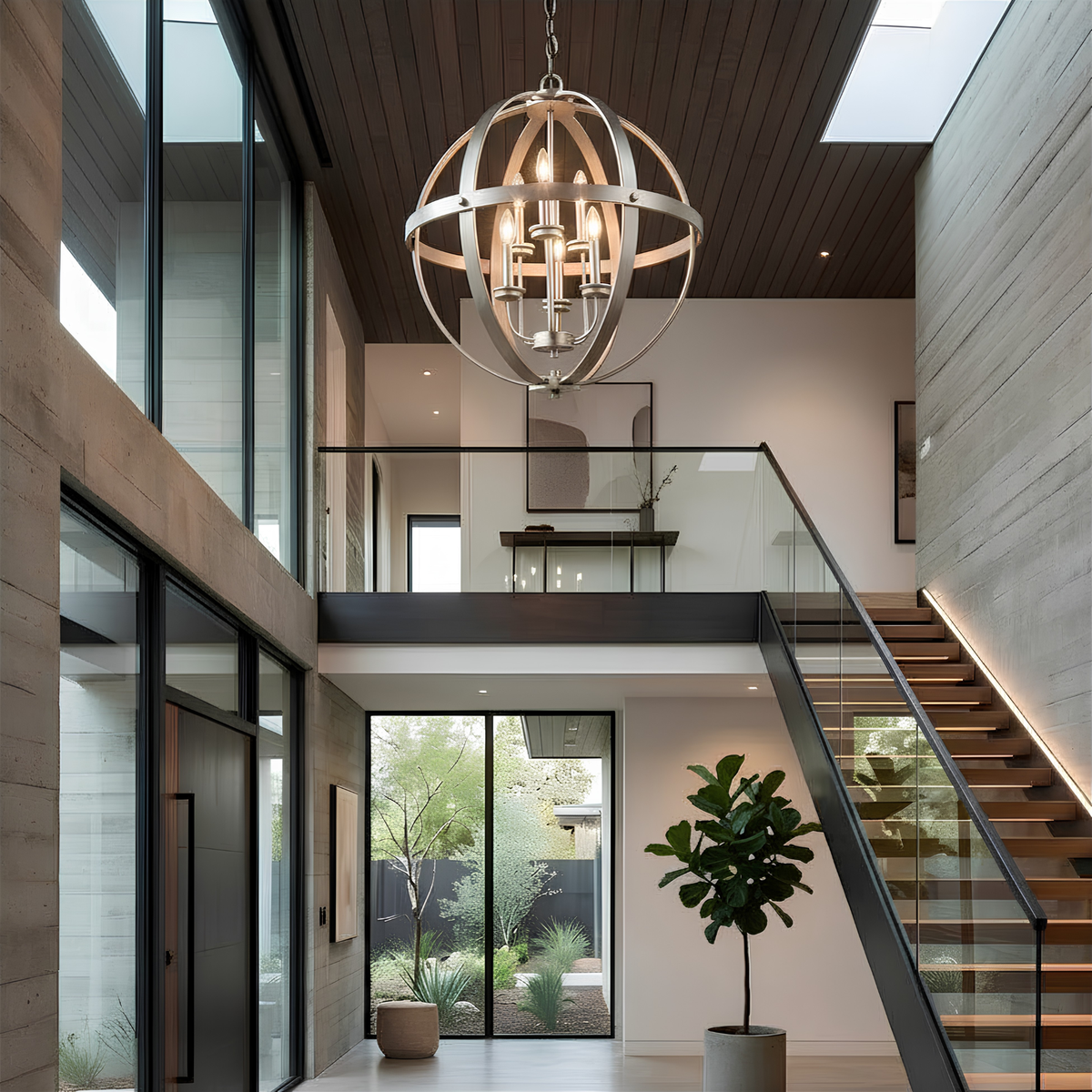 OBI Large Entry Chandelier