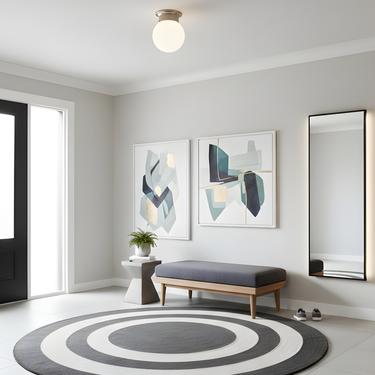 Global 1-Light Ceiling Mounts