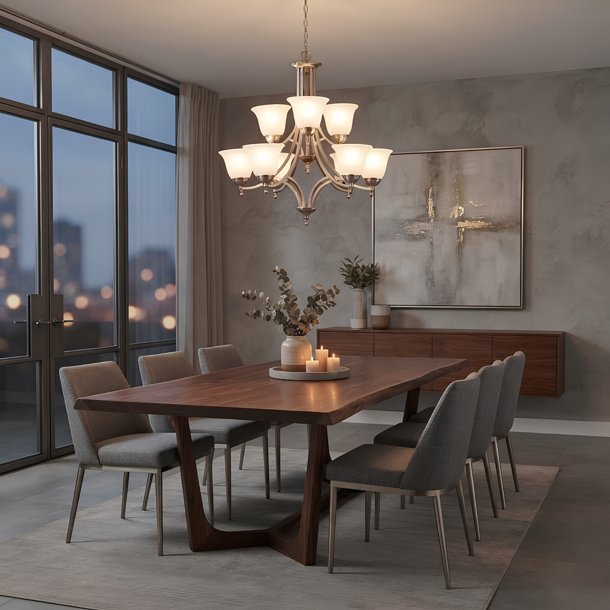 Dallas 9-Light Island Chandelier