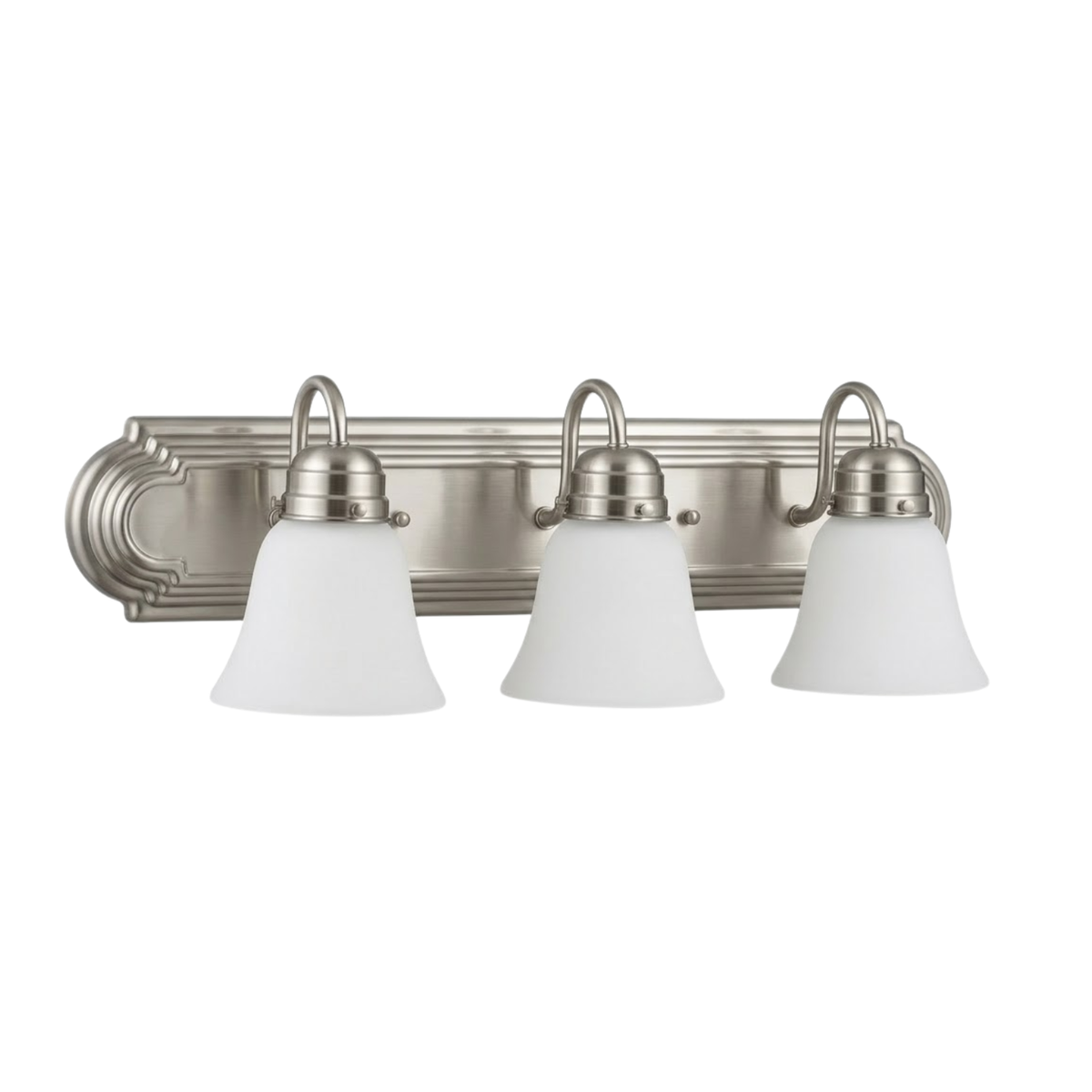 Laredo 3-Light Vanity Scone White Glass