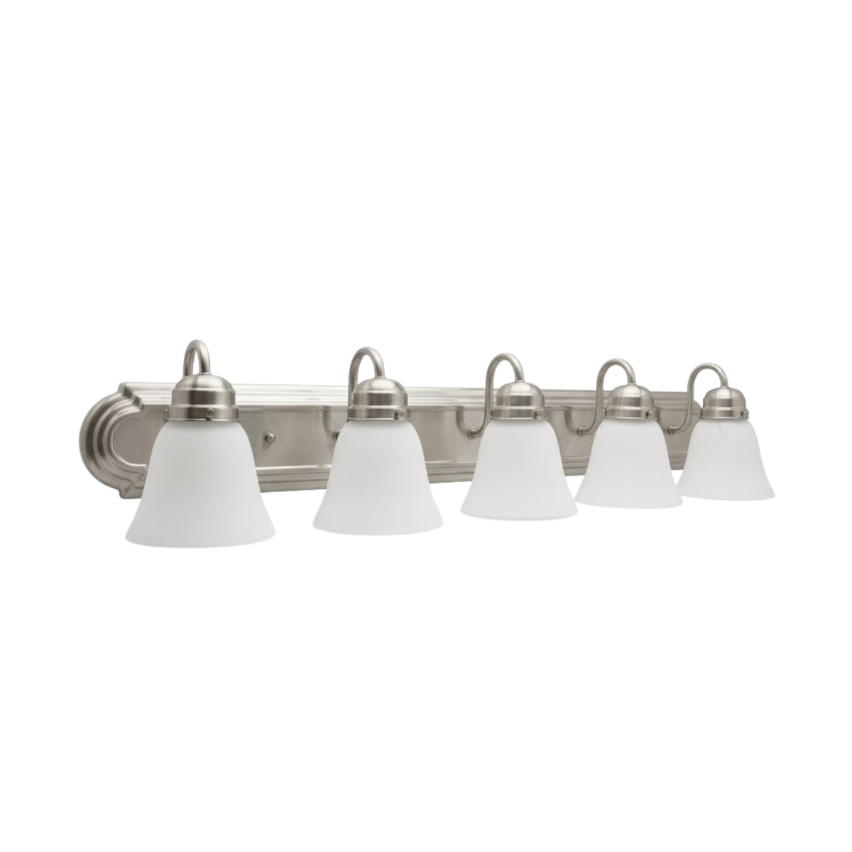 Laredo 5-Light Vanity Scone White Glass