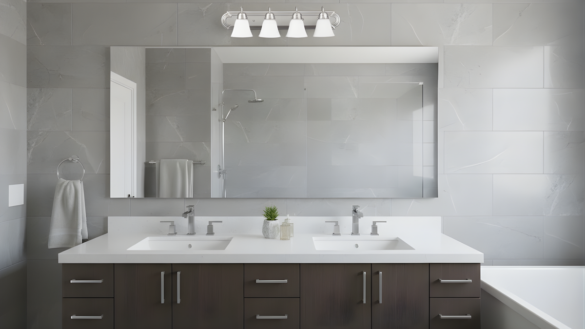 Laredo 4-Light Vanity Scone White Glass