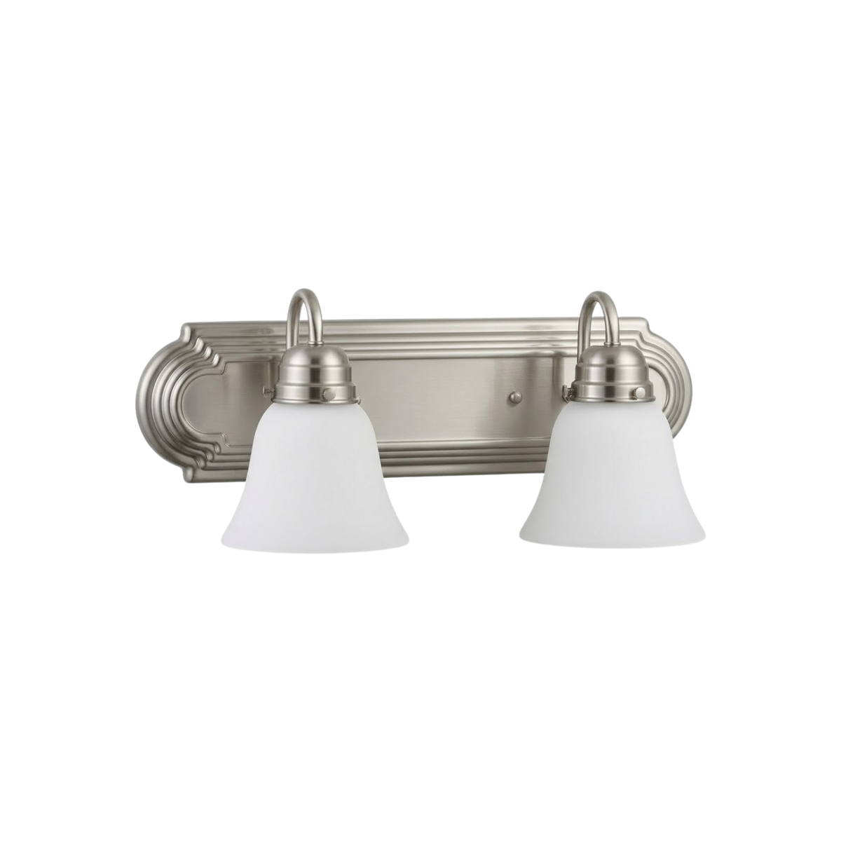 Laredo 2-Light Vanity Scone White Glass