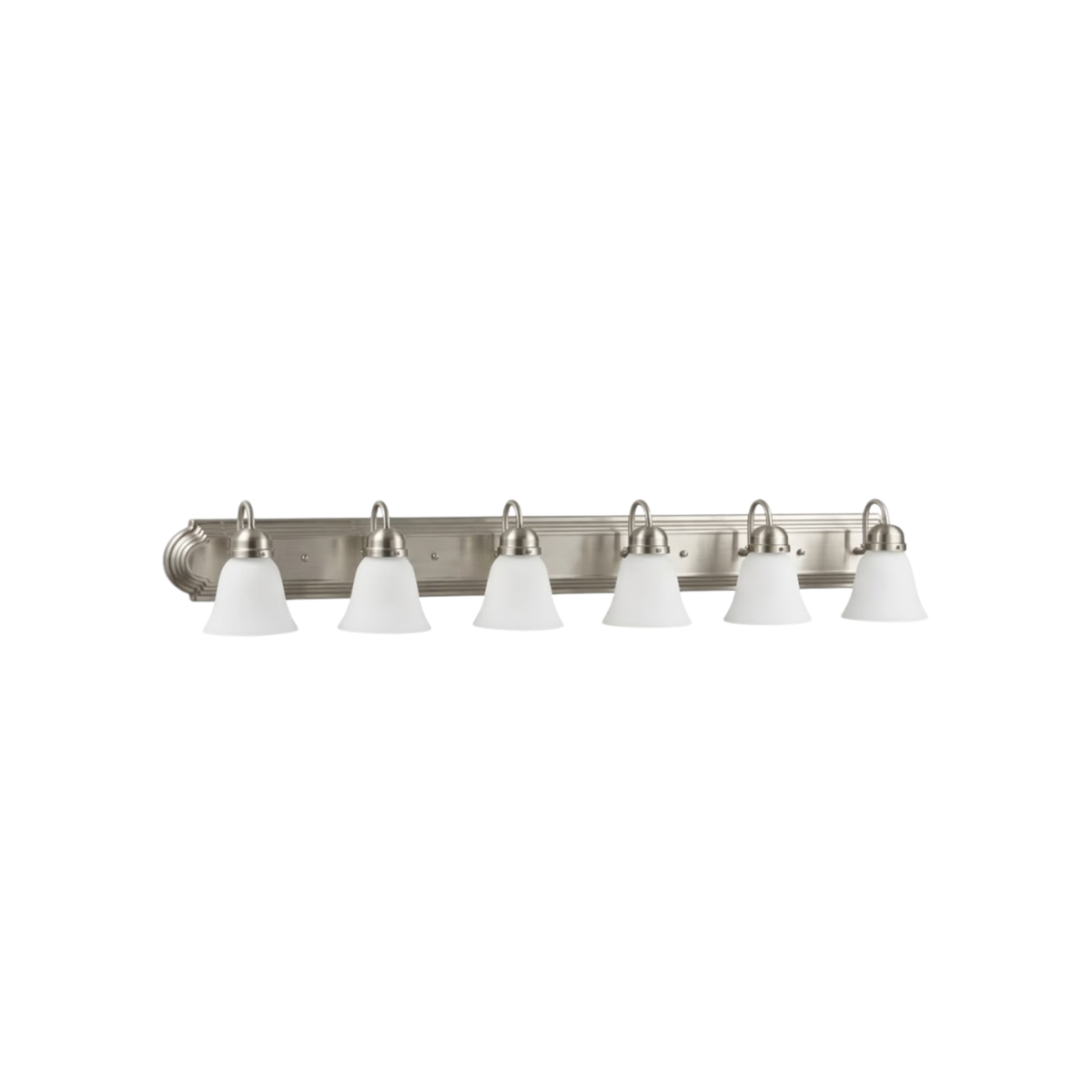 Laredo 6-Light Vanity Scone White Glass