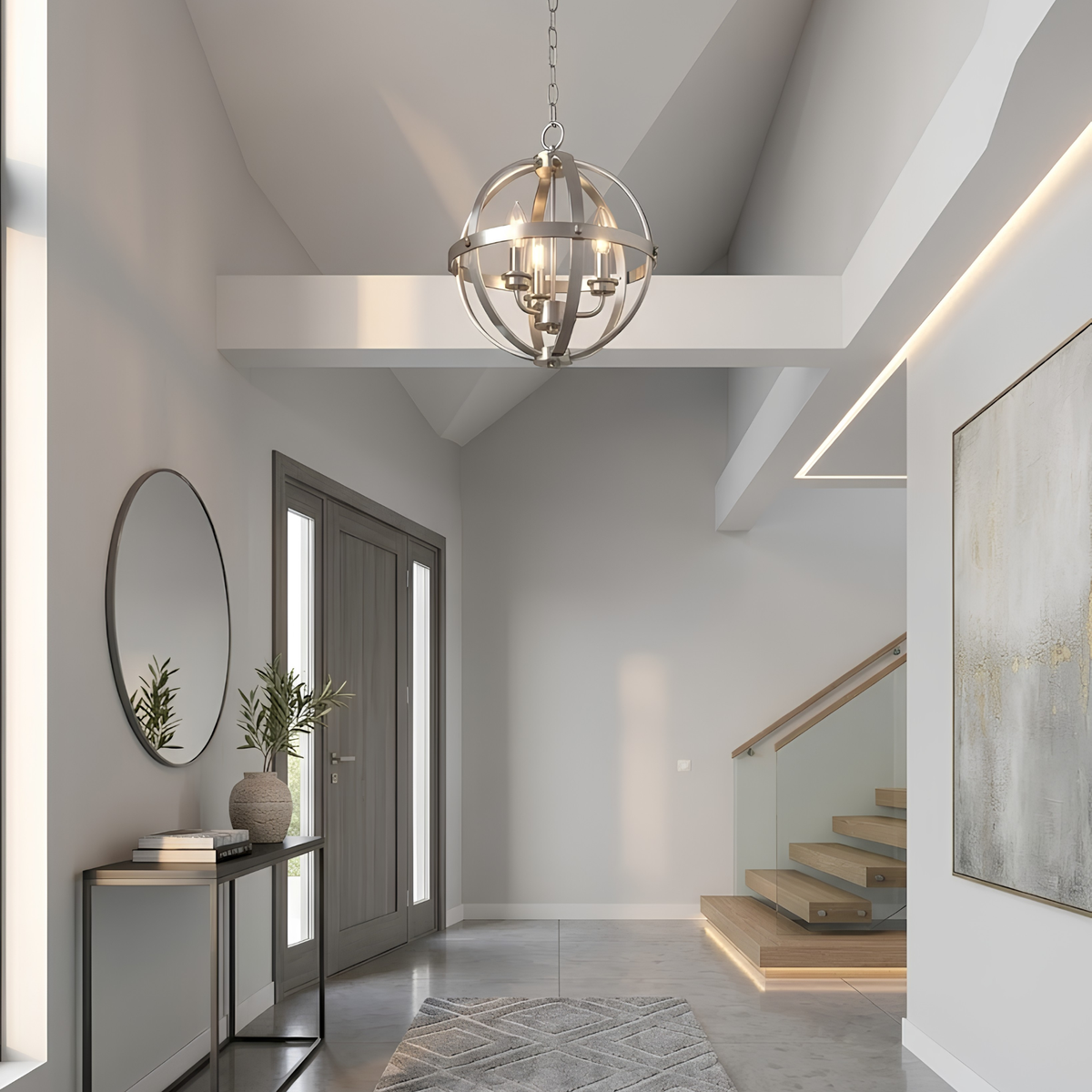 OBI Medium Entry Chandelier