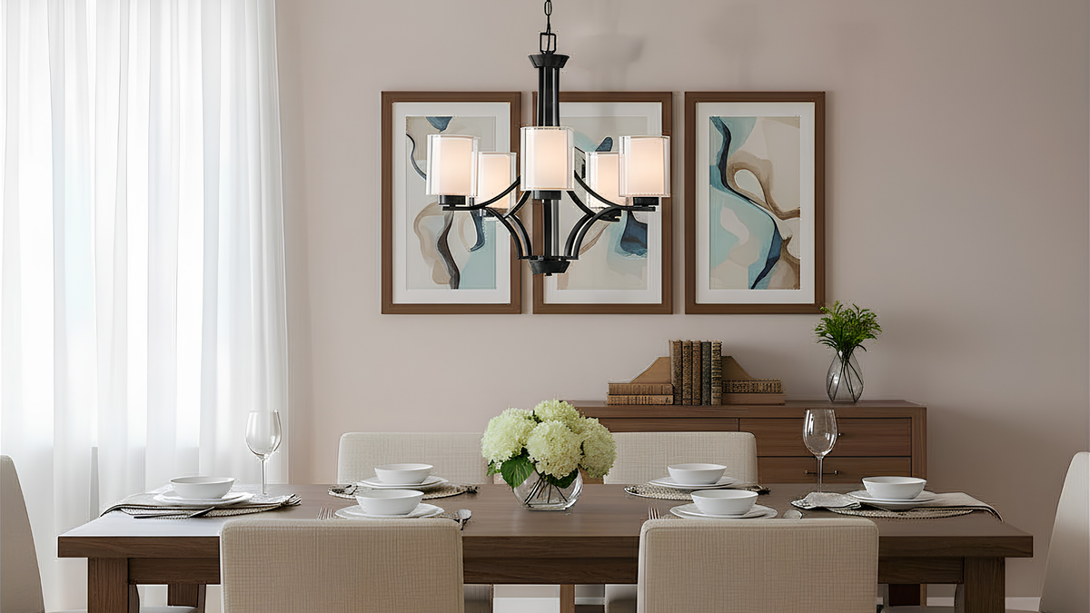 Sonora 5-Light Steel Mesh Shade Chandelier