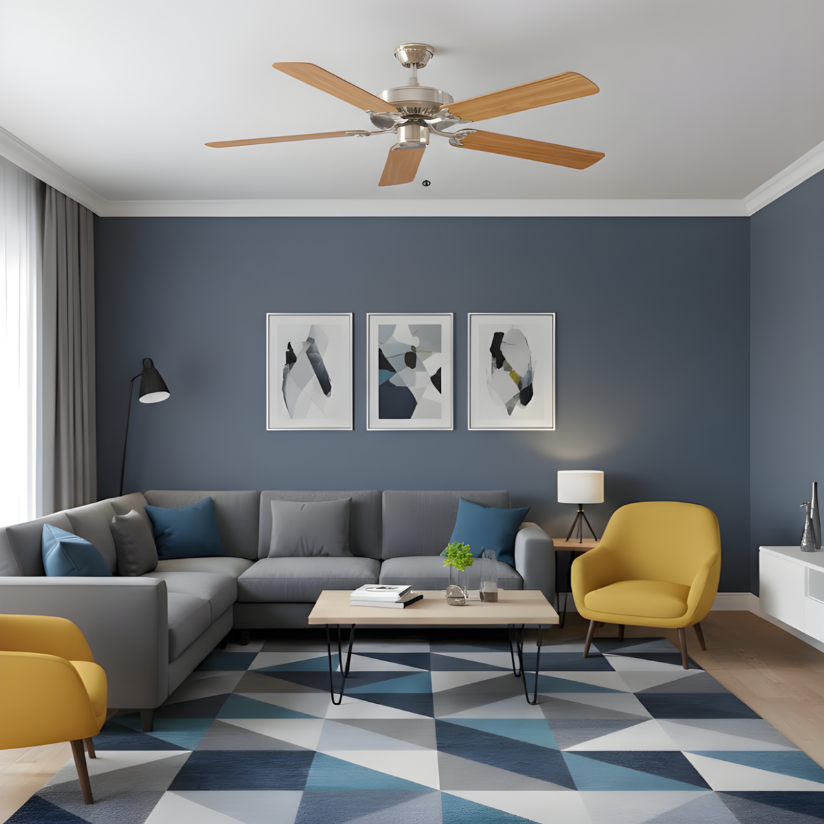 Sabine 52" 5-Blade Ceiling Fan