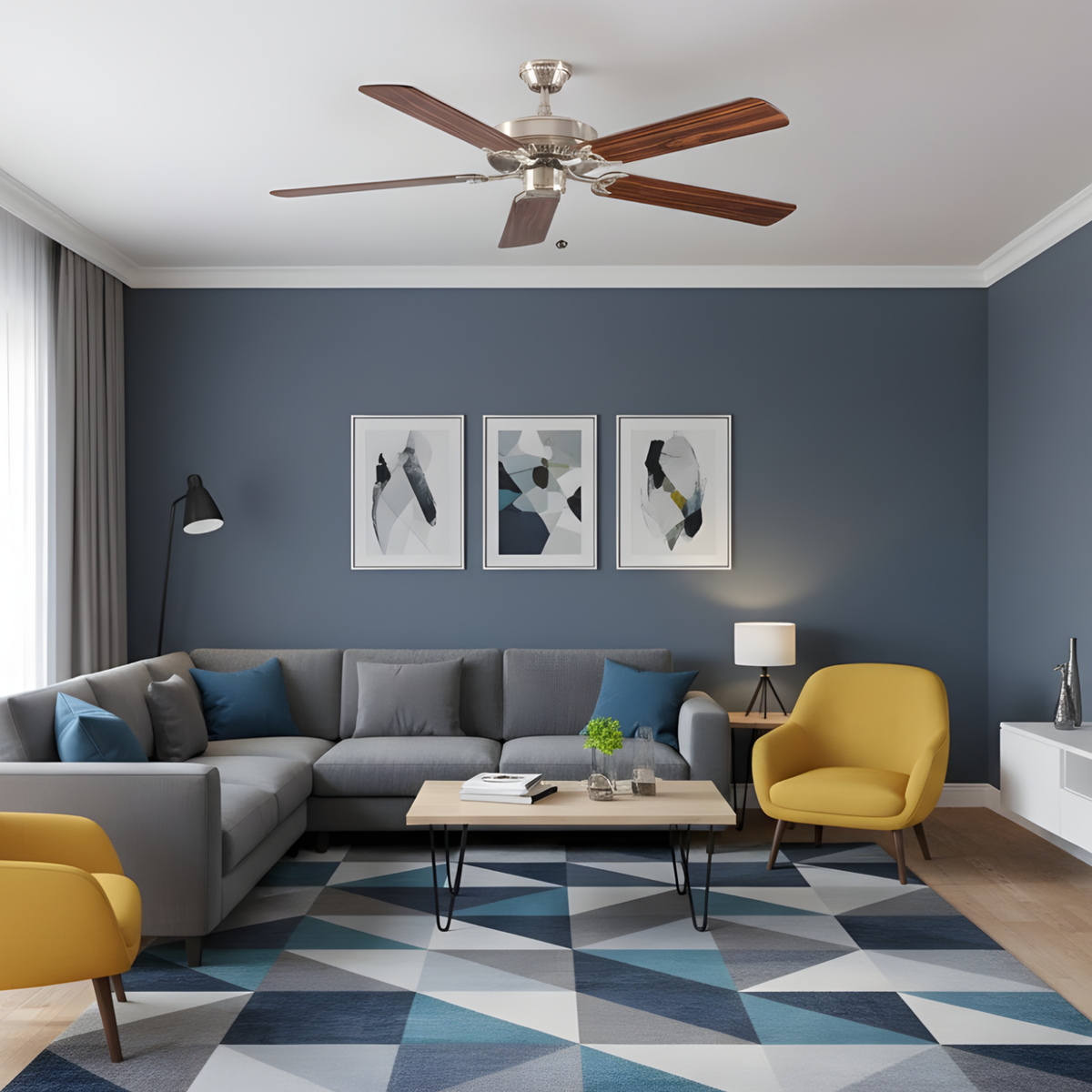 Sabine 52" 5-Blade Ceiling Fan