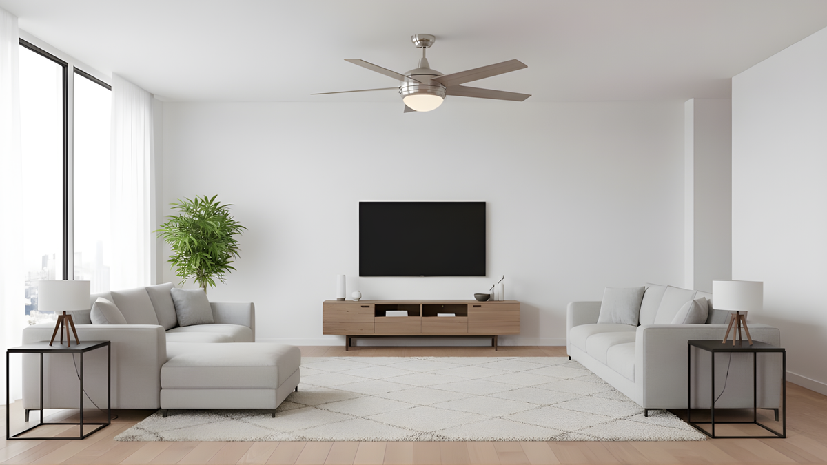 Zephyr 52" 5-Blade LED Ceiling Fan