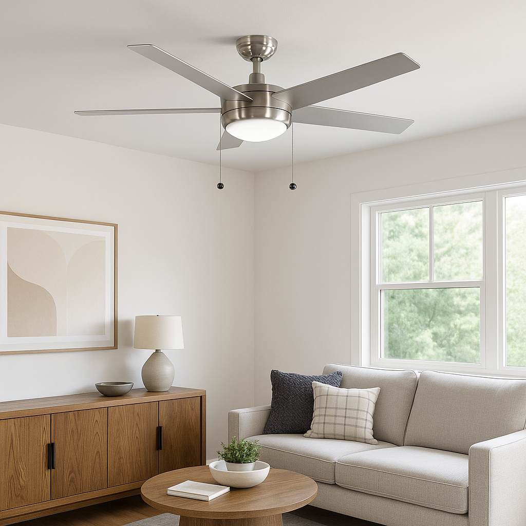 Zephyr 52&quot; 5-Blade LED Ceiling Fan