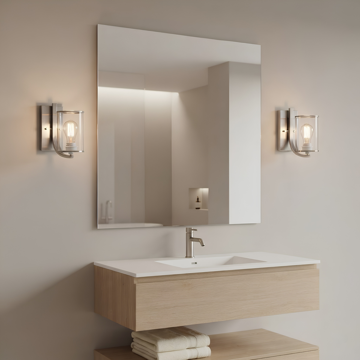 Lexington 1-Light Sconce Clear Glass