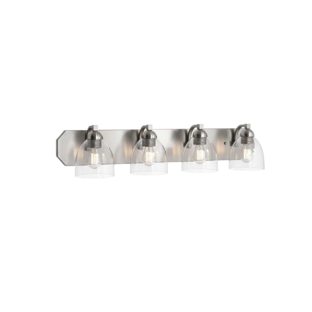 Victoria 4-Light Vanity Clear Glass