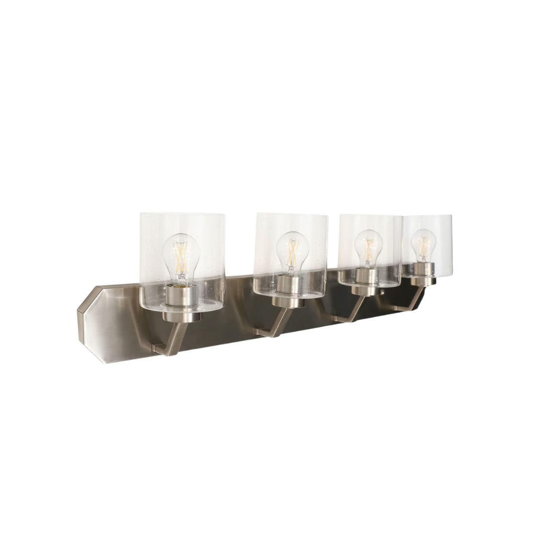 Paris 4-Light Vanity Clear Glass