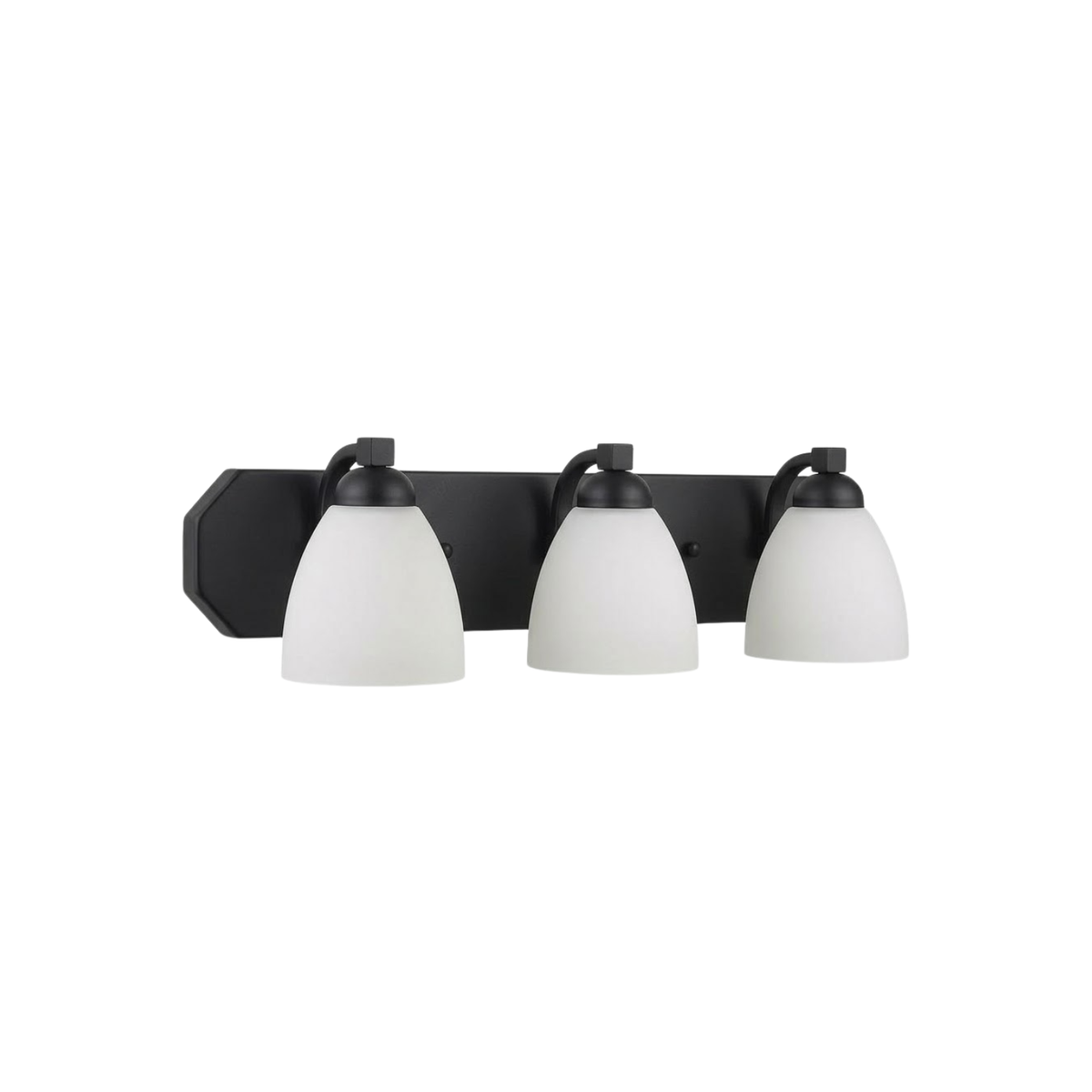 Victoria 3-Light Vanity White Glass