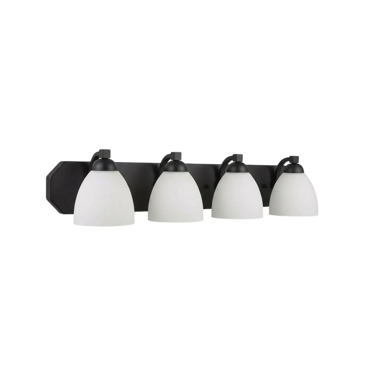 Victoria 4-Light Vanity White Glass