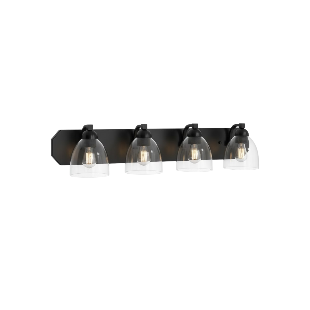 Victoria 4-Light Vanity Clear Glass