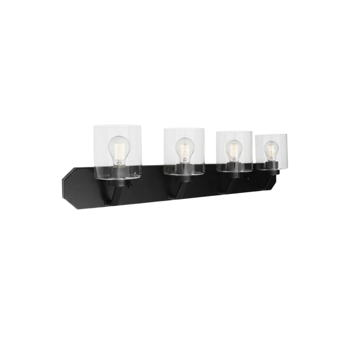 Paris 4-Light Vanity Clear Glass
