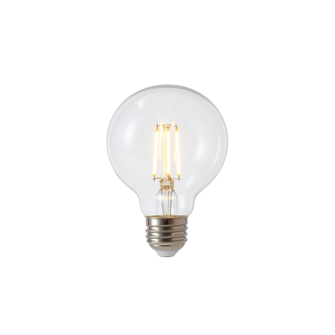 4.5W LED G25 Clear Bulb  3000K
