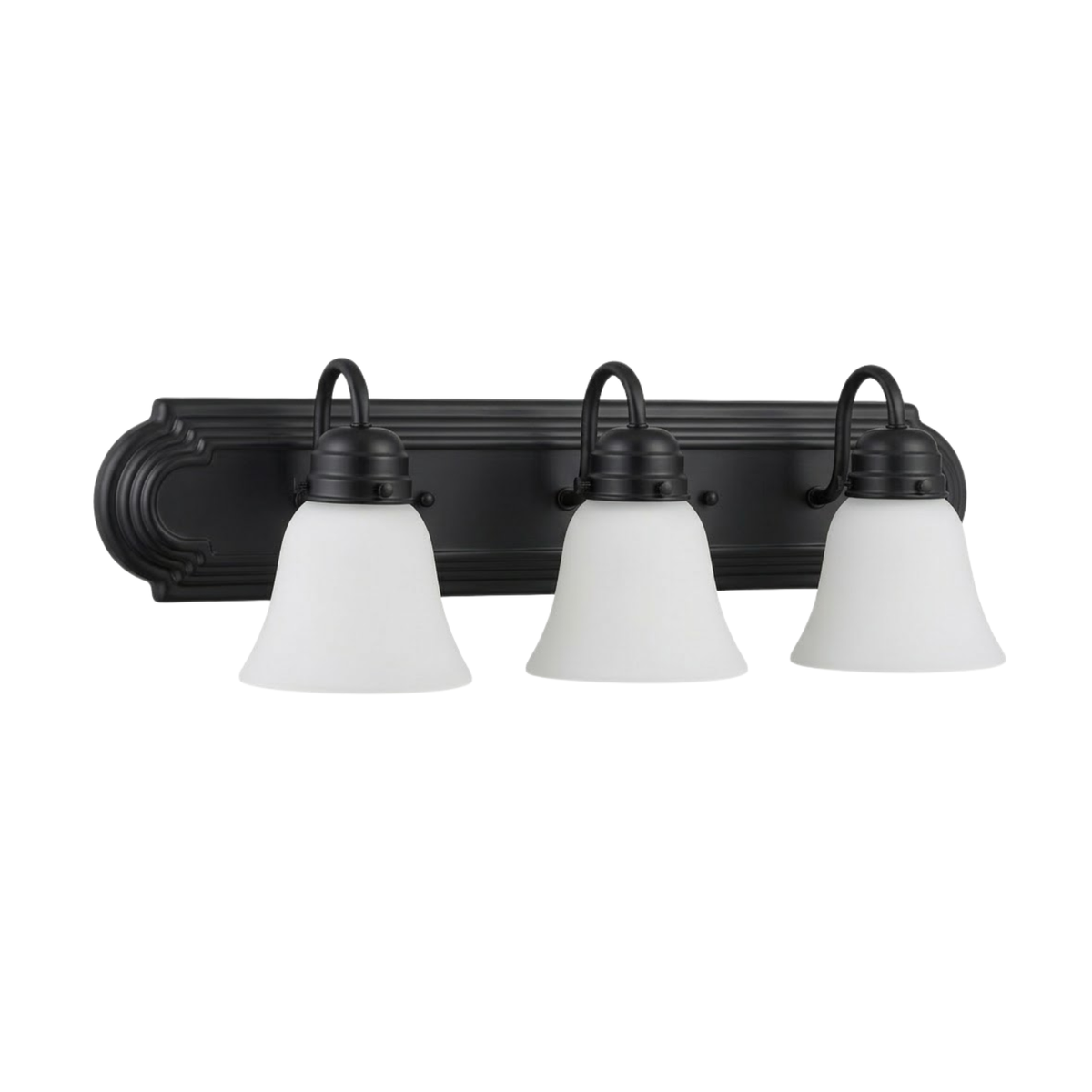 Laredo 3-Light Vanity Scone White Glass