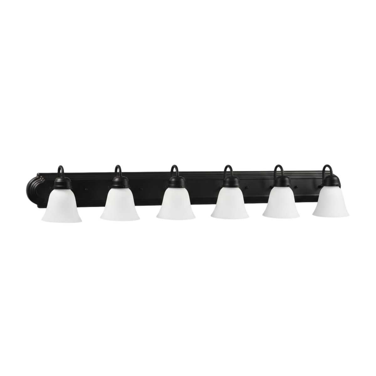 Laredo 6-Light Vanity Scone White Glass