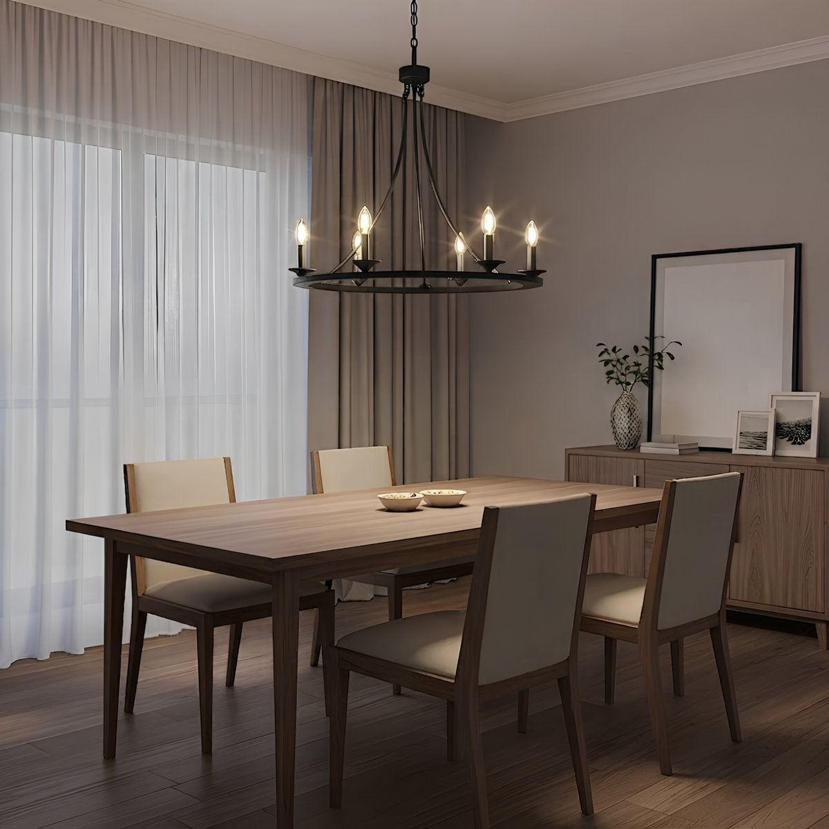Trento 6-Light Ring Chandelier