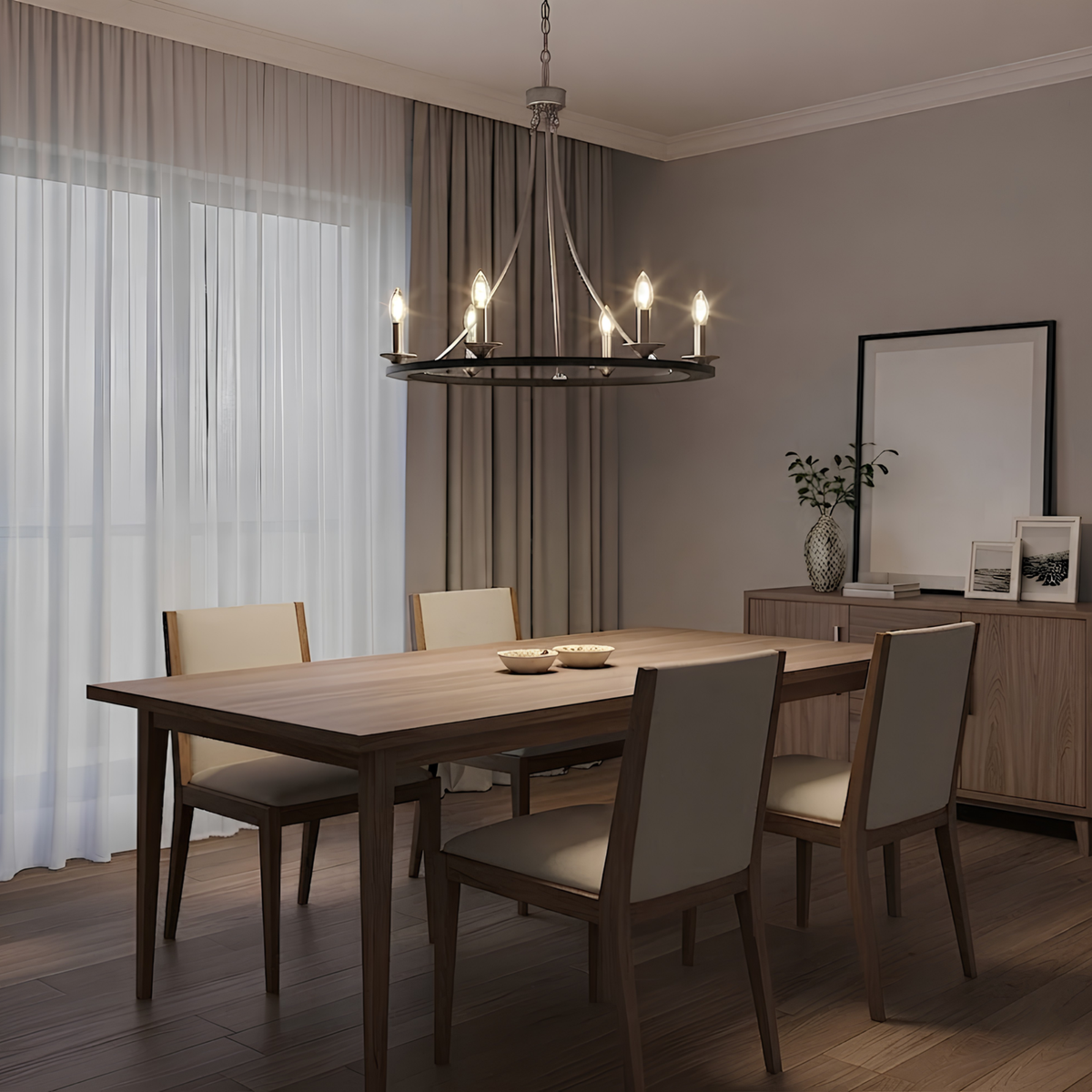 Trento 6-Light Ring Chandelier