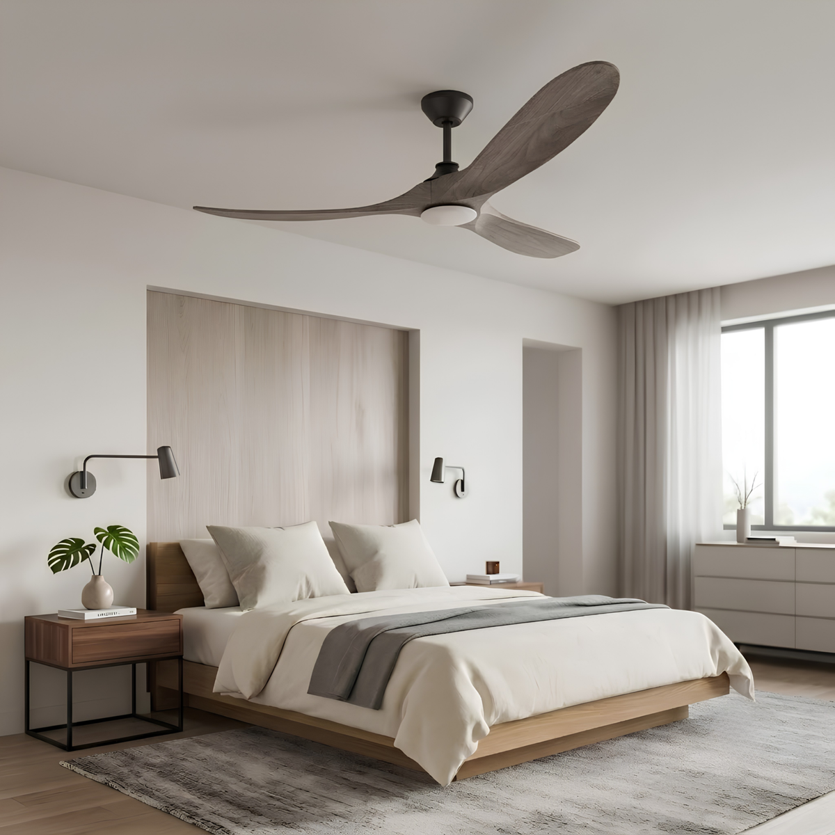 Malibu 3-Blade 60" Wood Blade Fan