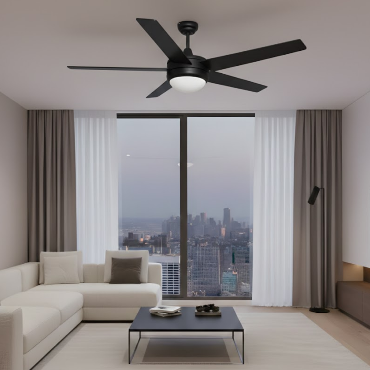 Zephyr 52" 5-Blade LED Ceiling Fan
