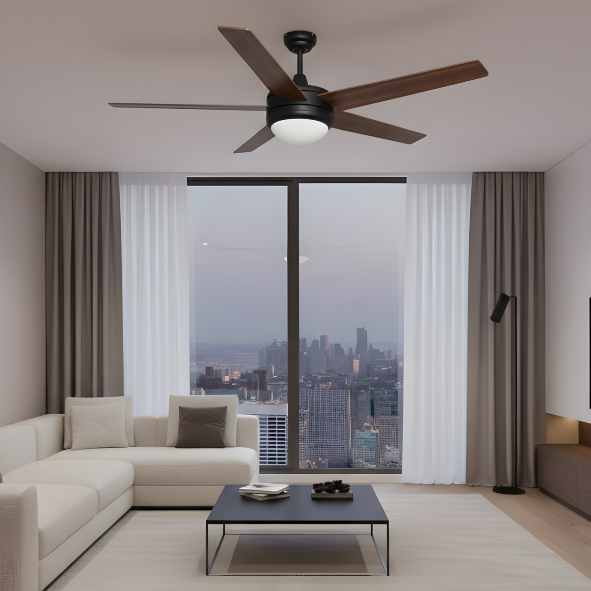 Zephyr 52" 5-Blade LED Ceiling Fan