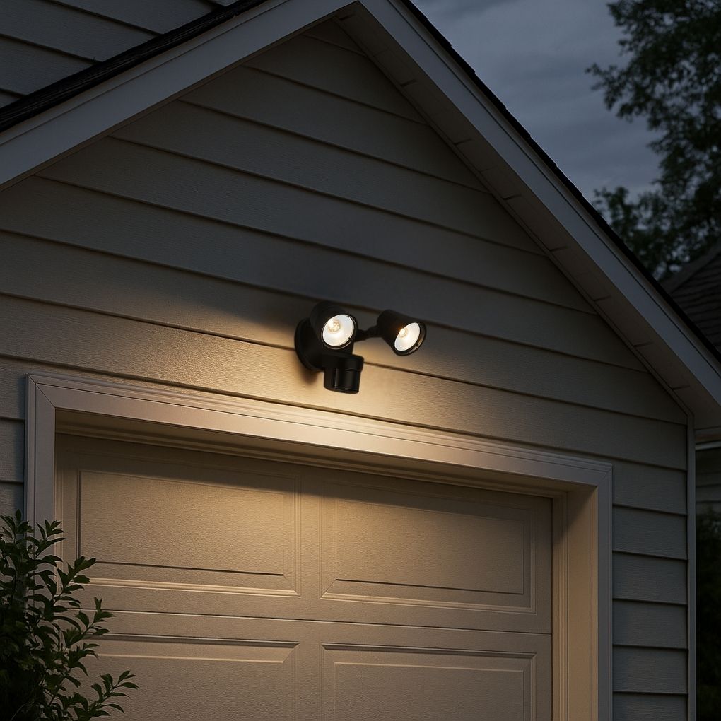 LED-Double Flood 20W 3000K (Includes Motion Sensor)