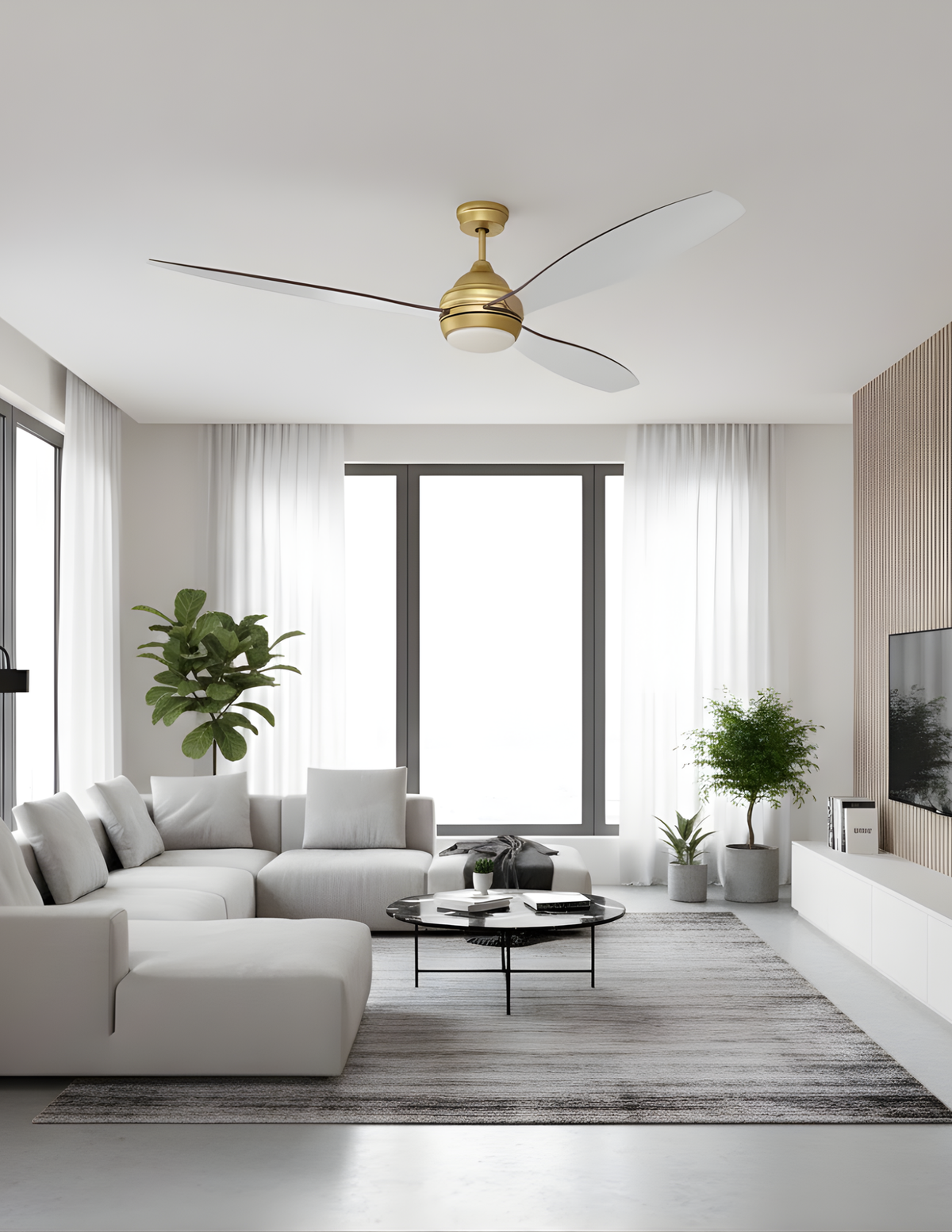 Ninove 60" 3-Blade LED Fan