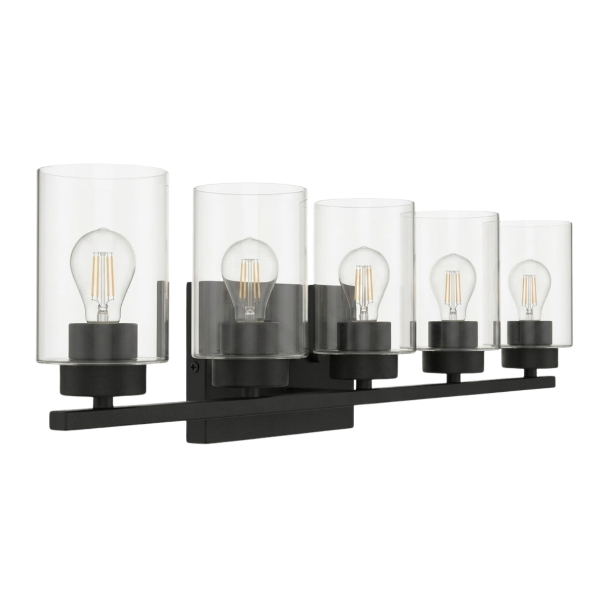 Idris 5-Light Vanity Clear Glass 