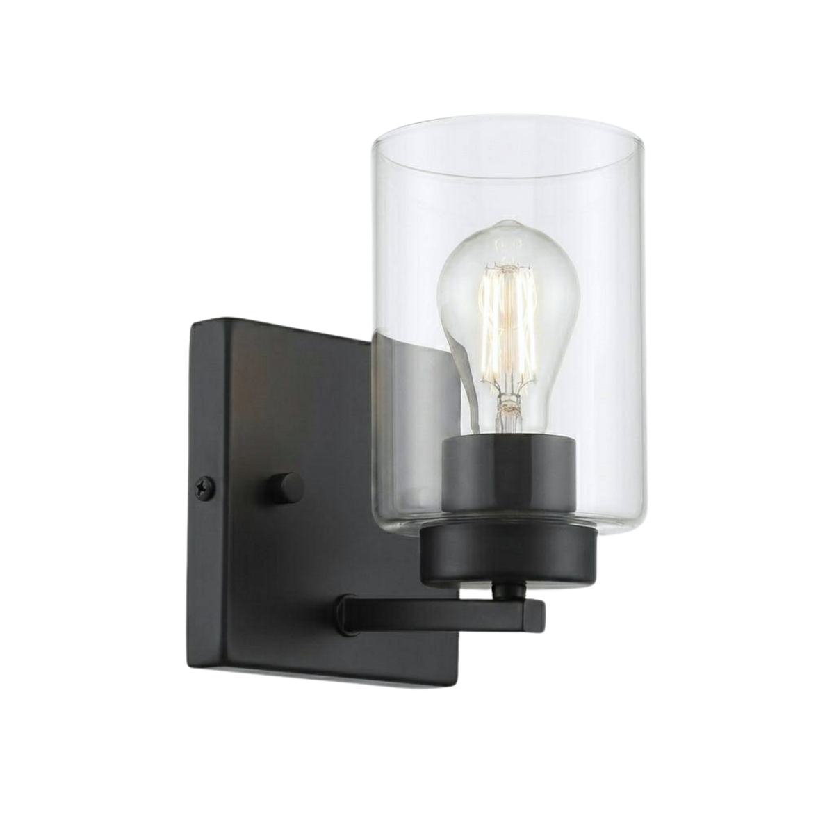Idris 1-Light Sconce Clear Glass