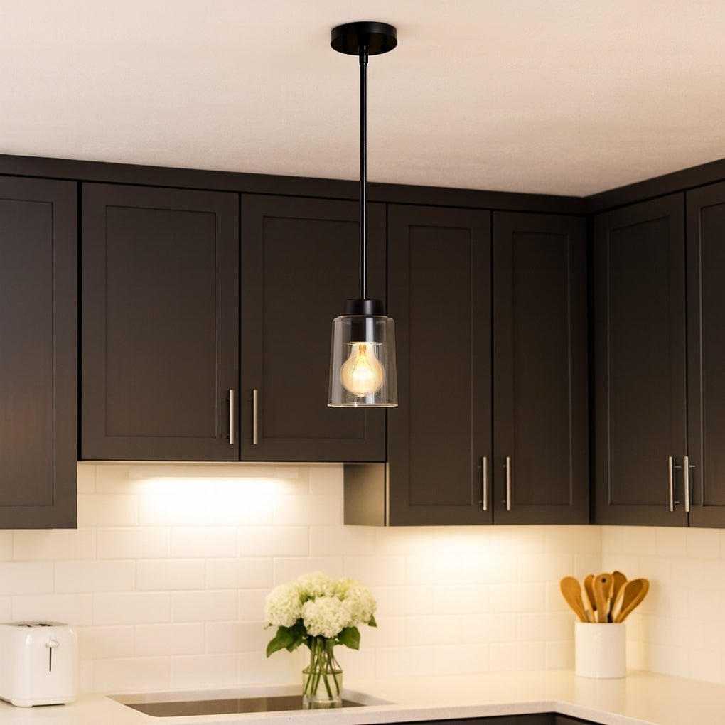 Mincio 1-Light Clear Glass Mini Pendant