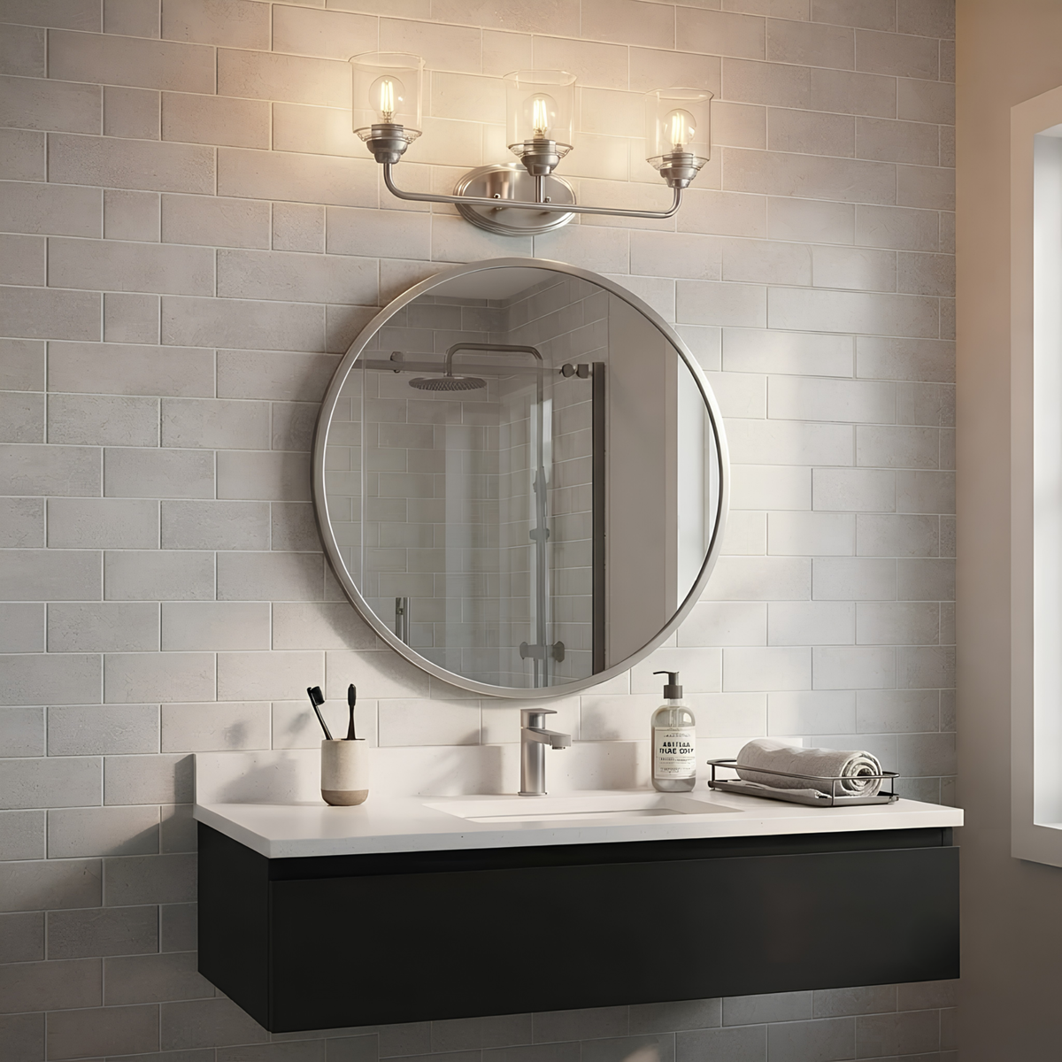 Acheron 3-Light Vanity Light