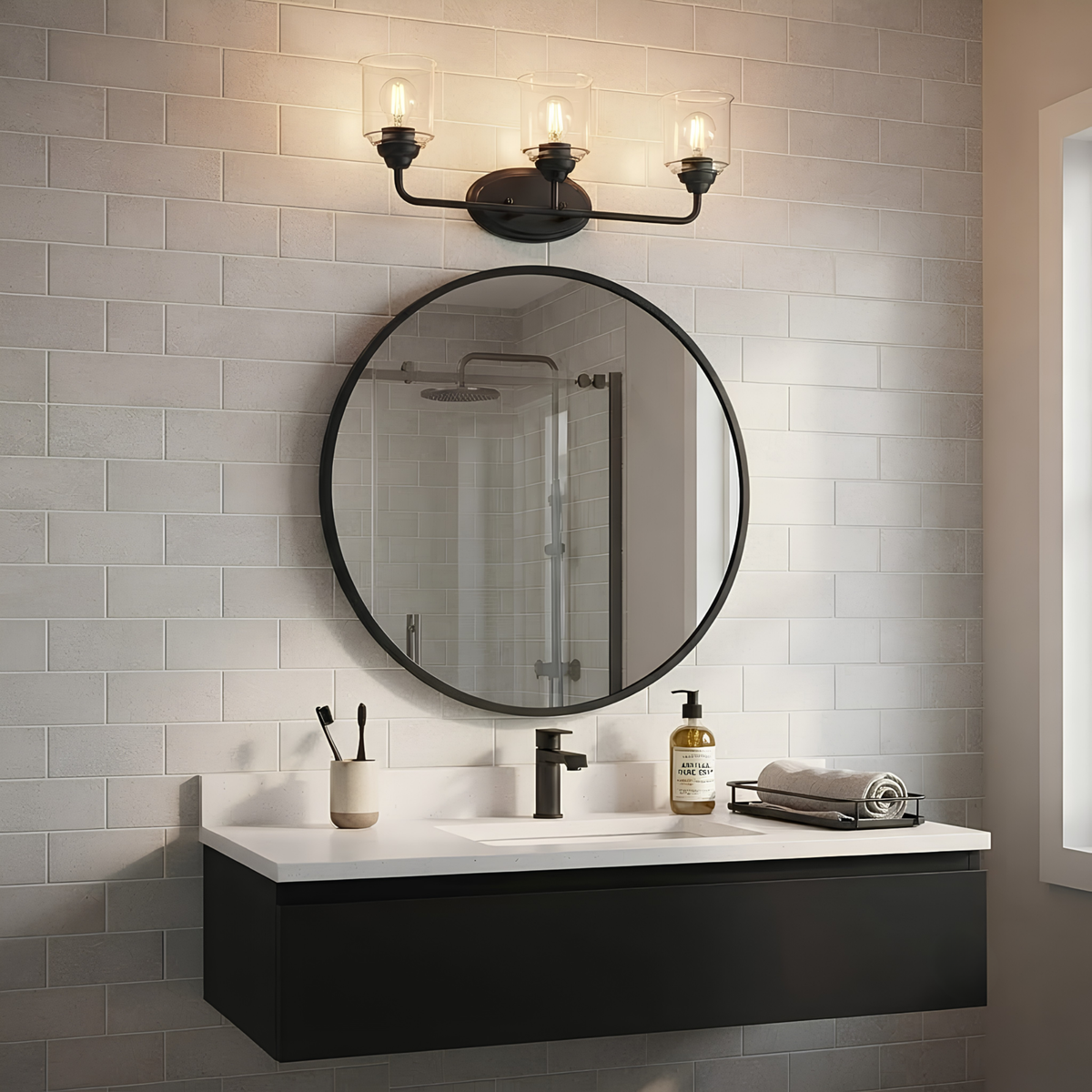 Acheron 3-Light Vanity Light