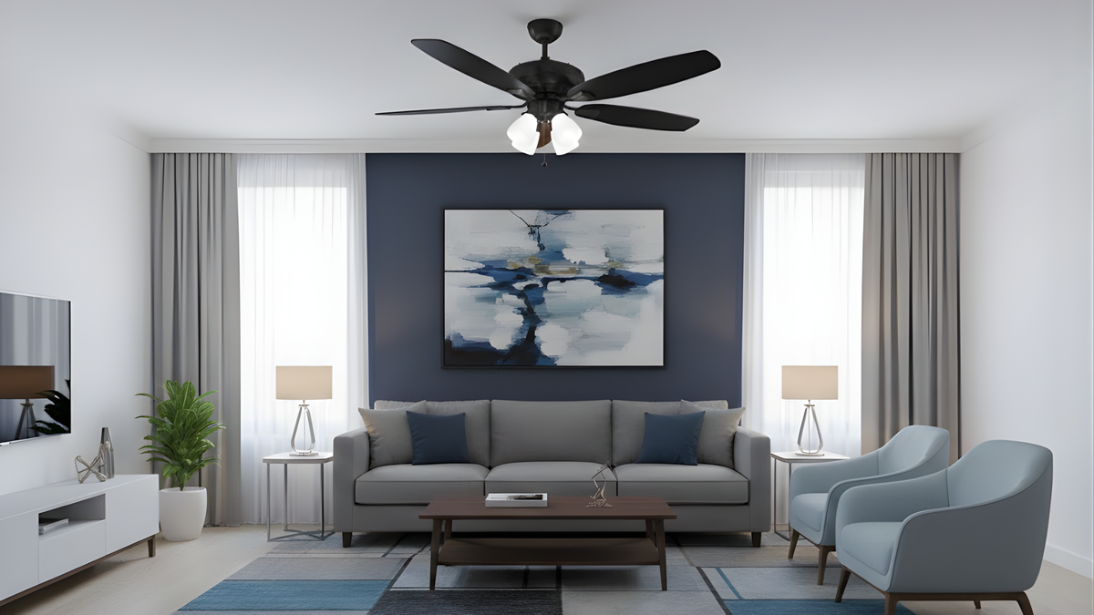 Sabine 52" LED 5-Blade Ceiling Fan