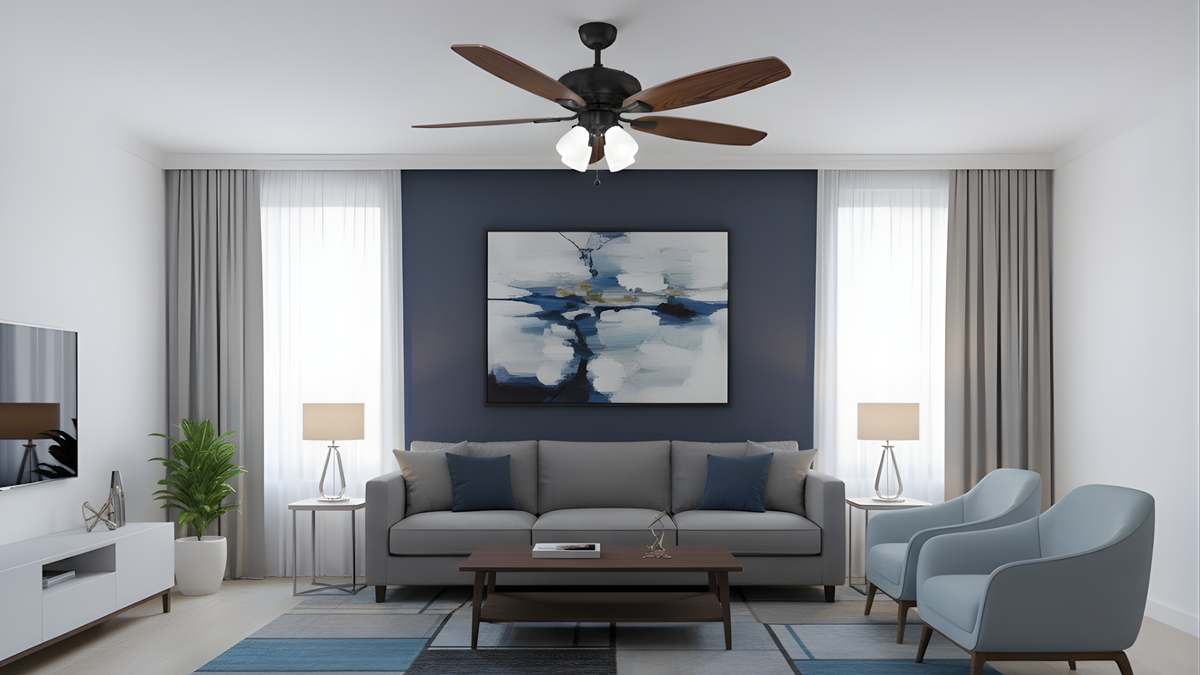 Sabine 52" LED 5-Blade Ceiling Fan