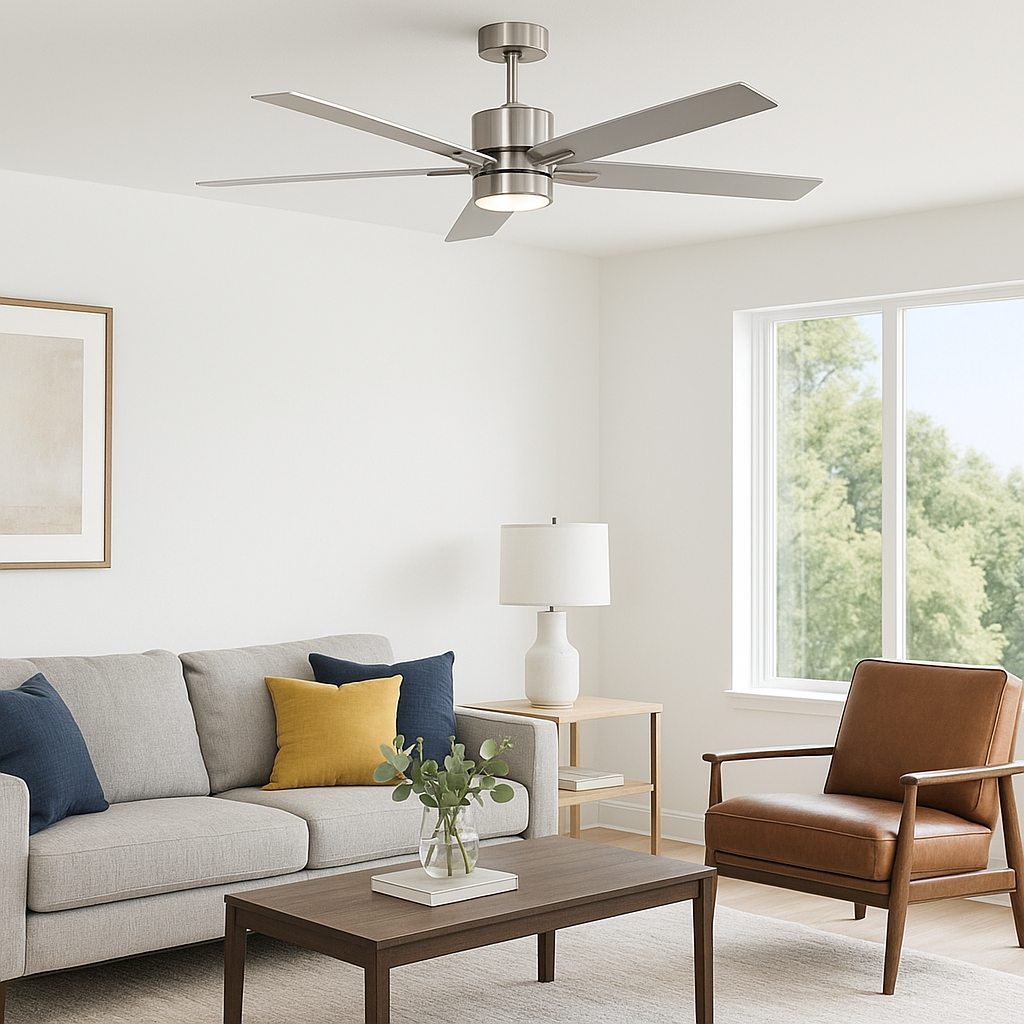 Metro 52&quot; 5-Blade LED Cylinder Fan (3000K,4000K,5000K)