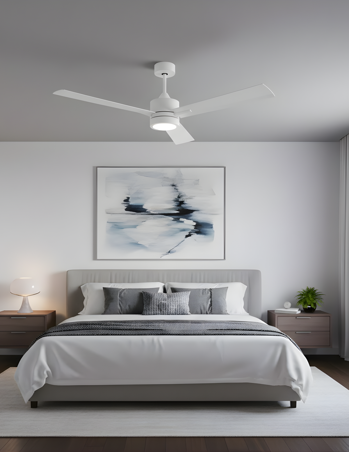 Neo 52" 3-blade LED Ceiling Fan with WC6