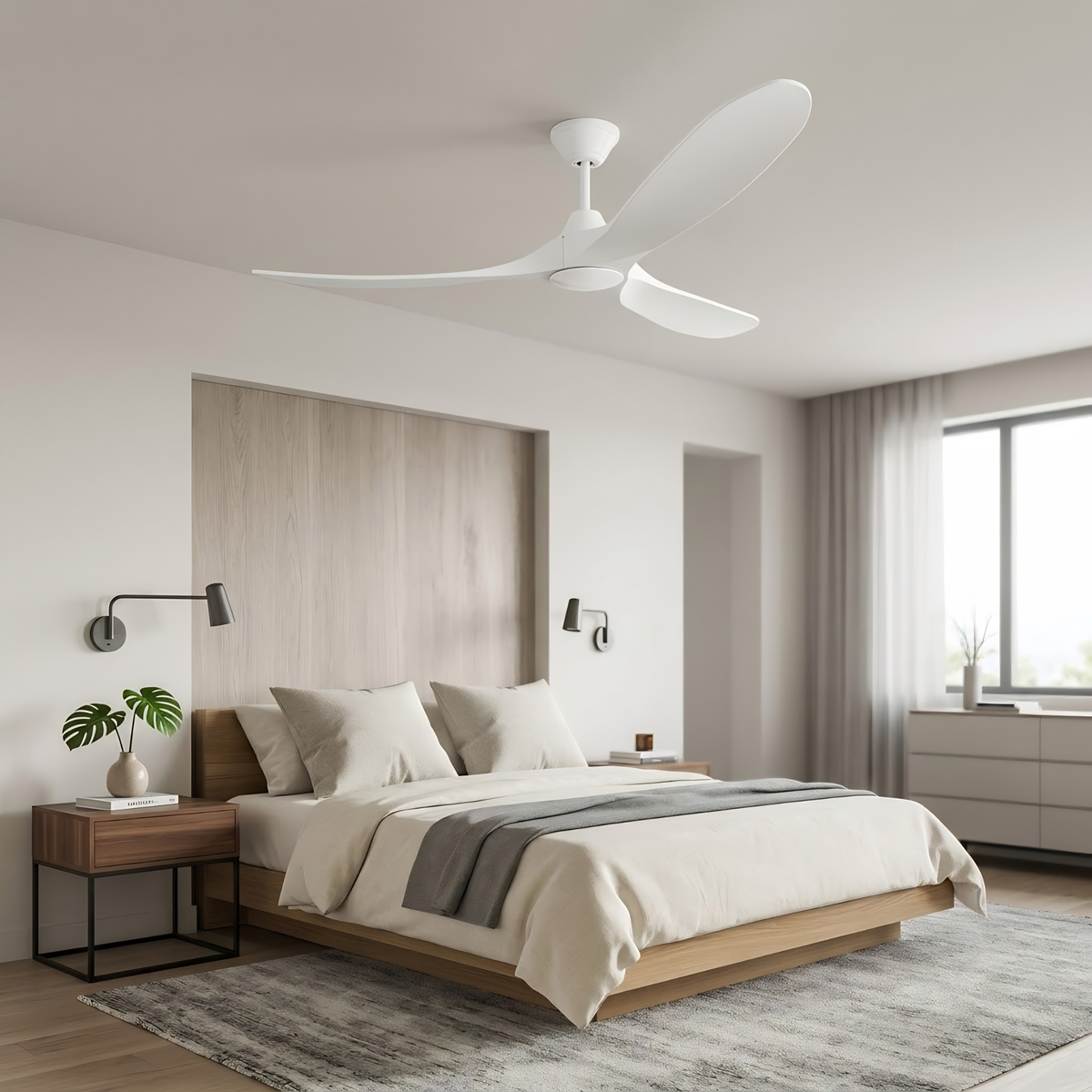 Malibu 3-Blade 60" Wood Blade Fan
