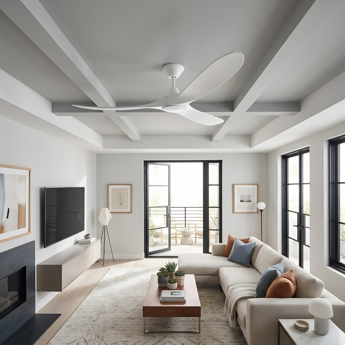 Malibu 3-Blade 60" Wood Blade Fan