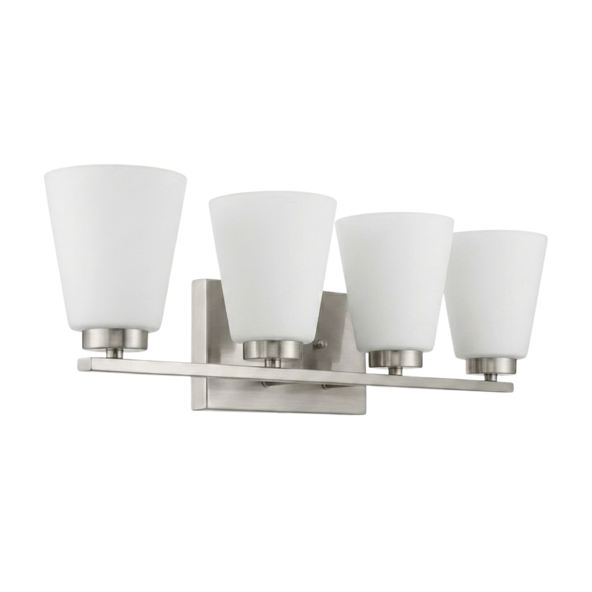 Aria4-Light Frosted Cone Glass Vanity - NK