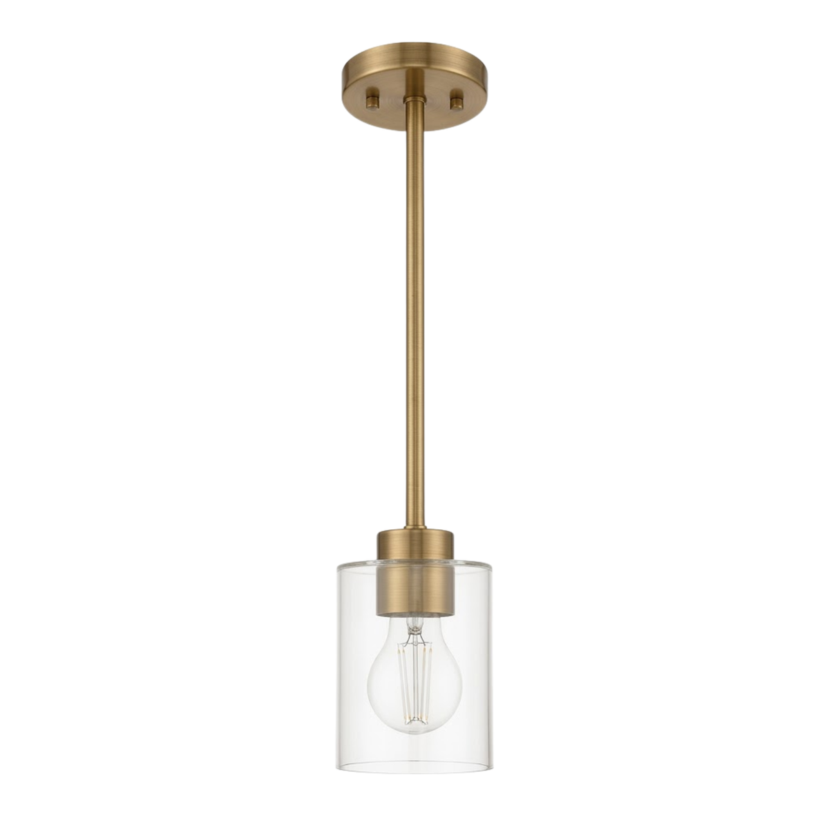 Mincio 1-Light Clear Glass Mini Pendant - BB