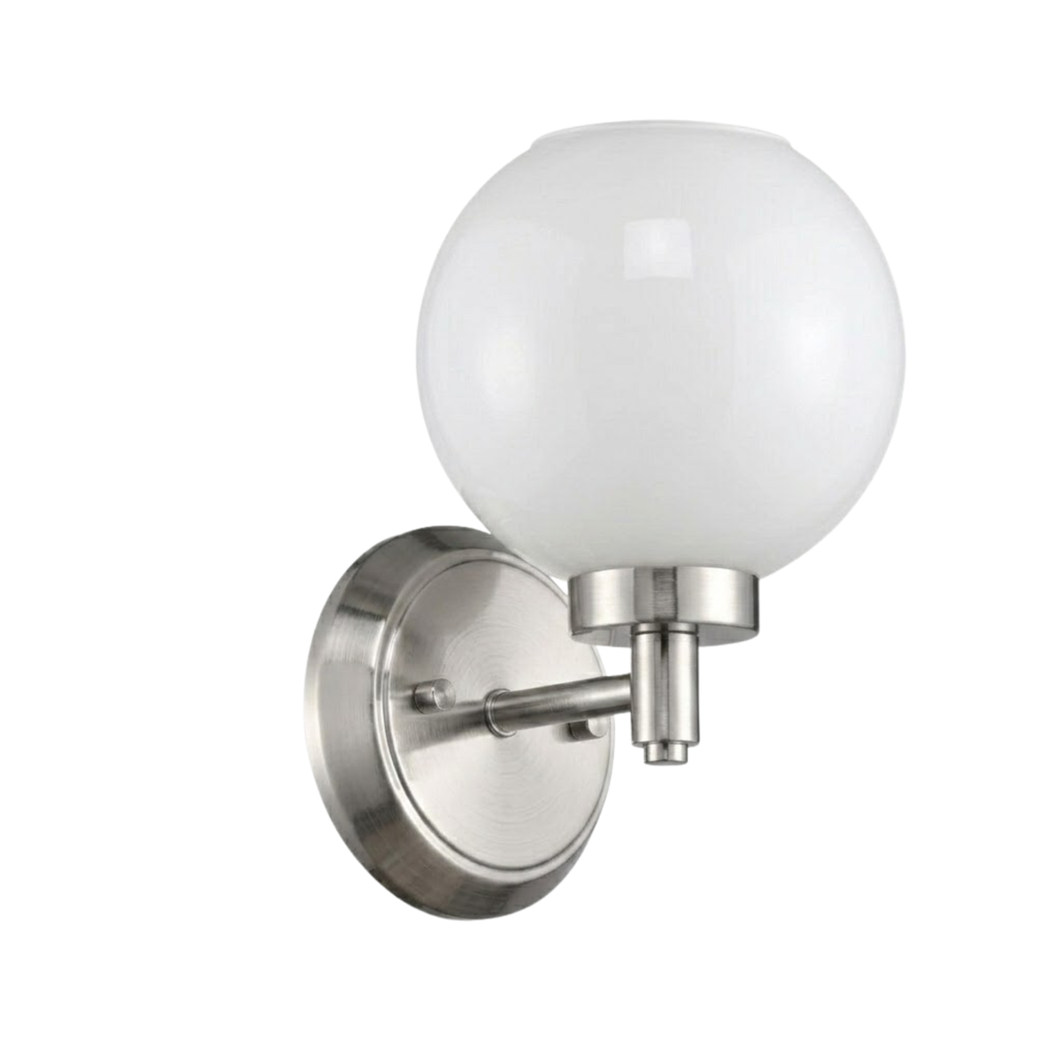 Mincio 1-Light Opal Globe Sconce - NK