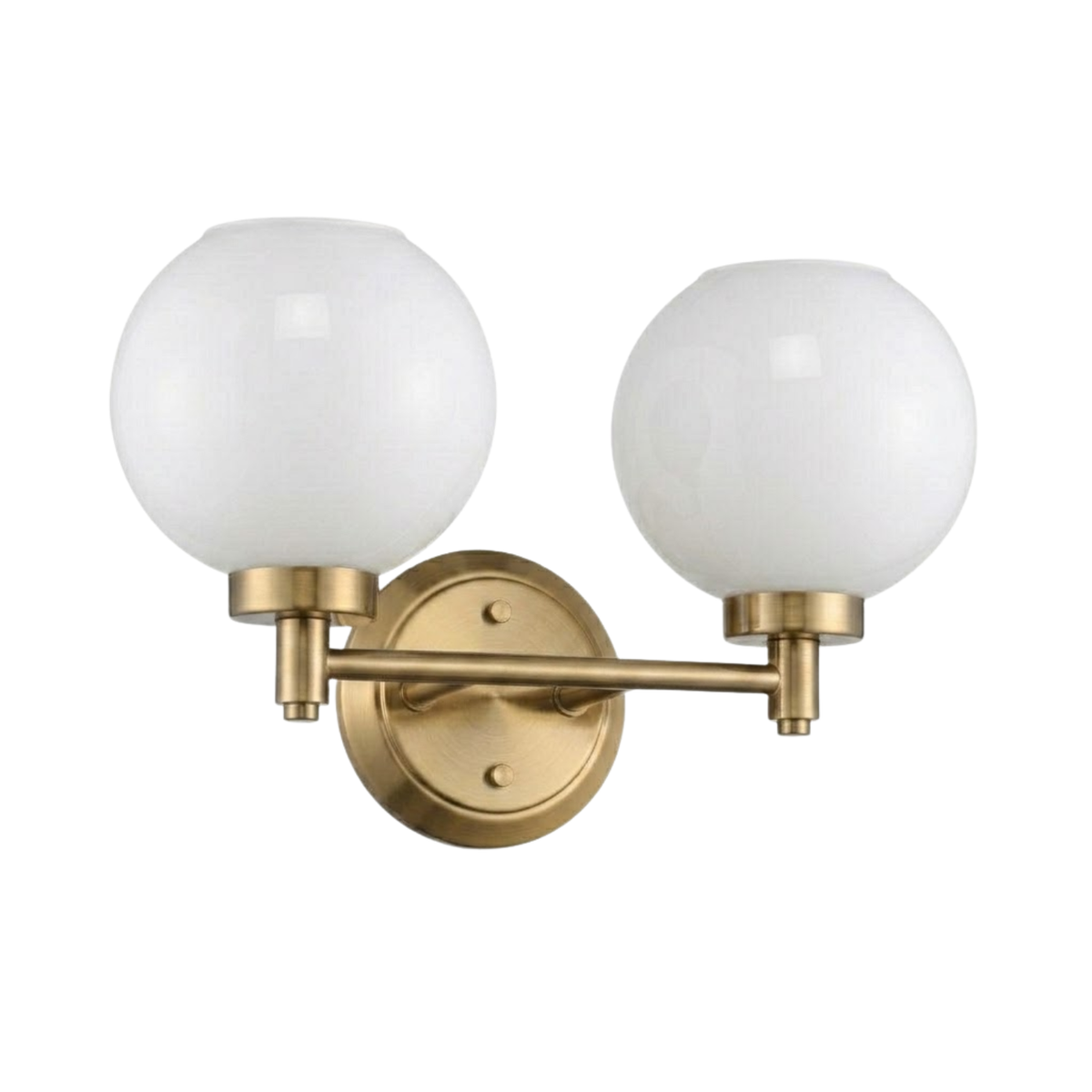 Mincio 2-Light Opal Globe Vanity - BB